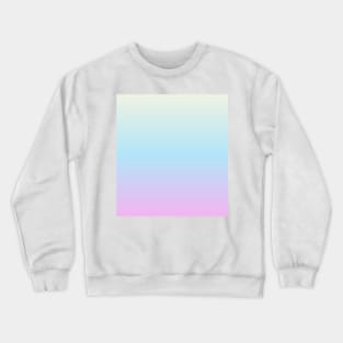 Pastel Blue Lavender Pink Ombre Fade Sunset Gradient Crewneck Sweatshirt